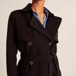 Abercrombie Drapey Trench Coat